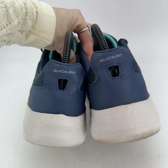 Skechers GOwalk Shoes Womens Size 10 Navy Air Cooled Goga Mat Sneakers - Picture 5 of 14